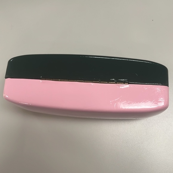 Kate Spade Green & Pink Eyeglass /Sunglass Large Case preowned - Picture 4 of 11